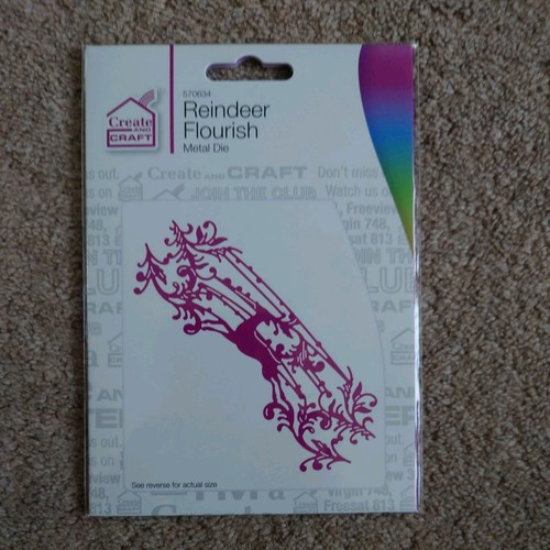 Christmas reindeer flourish - reindeer,