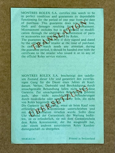 Rolex translation paper - rolex,
