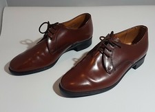 DB Fine Footwear | Mens Brown Leather Plain Toe Lace Up Shoes | Size; UK 6