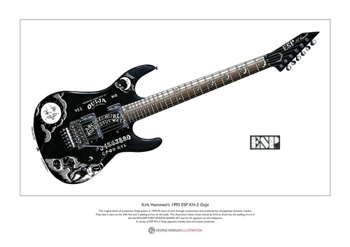 Kirk hammett esp 2 ouija - kirk,