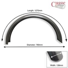 Rear Plain Steel Mudguard Ideal for Cafe Racers BMW, Yamaha SX650, Moto Guzzi, 