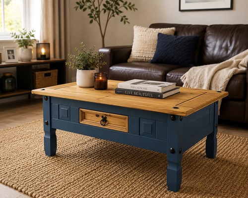 Corona coffee table blue - corona,