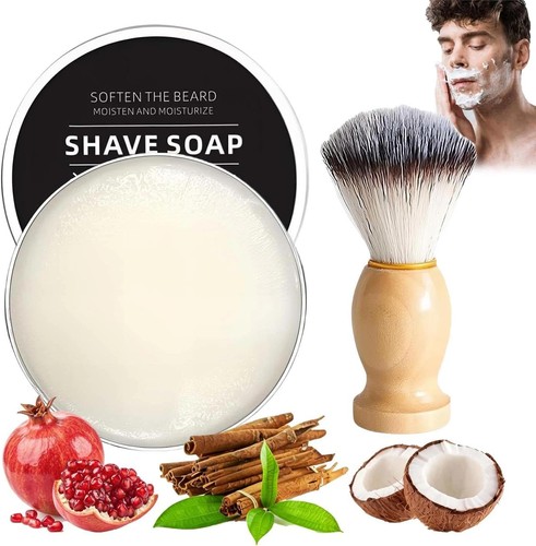 Shaving soap with coconut - coconut, oil