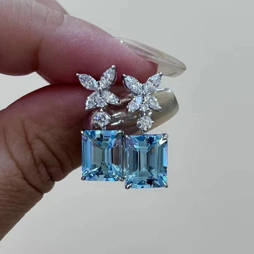 Emerald cut natural - 8.63, ct