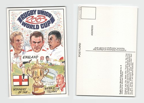 Postcard 2003 rugby - 2003, union