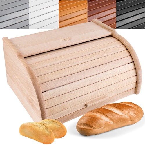Wooden bread bin - bread, |