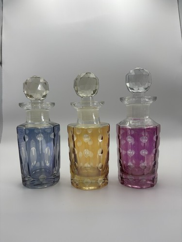 Antique bohemian cut glass - antique,