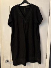 Next Black V Neck Short Sleeve