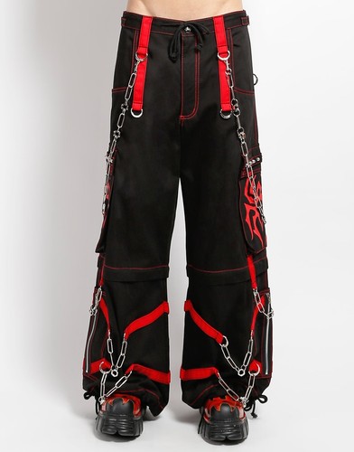 Zip off trousers black - trousers,