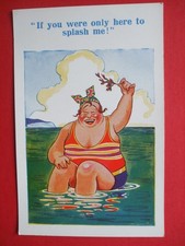 Old Seaside Comic FAT OBESE