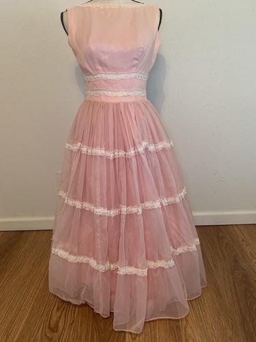 1950s vintage pink prom - vintage,