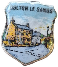 Bolton-le-Sands Village Small Pin Badge Lancashire