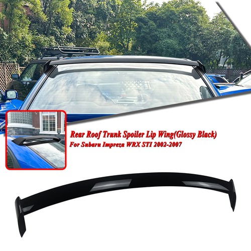 Rear trunk roof spoiler - rear,