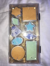 Mini Labels - Card Making And Scrapbooking Embellishments In Storage Box