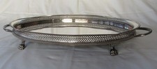 Large Oval Silver Plated Tray