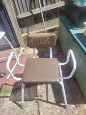 Perching Stool with Arms and Back Resting Chair