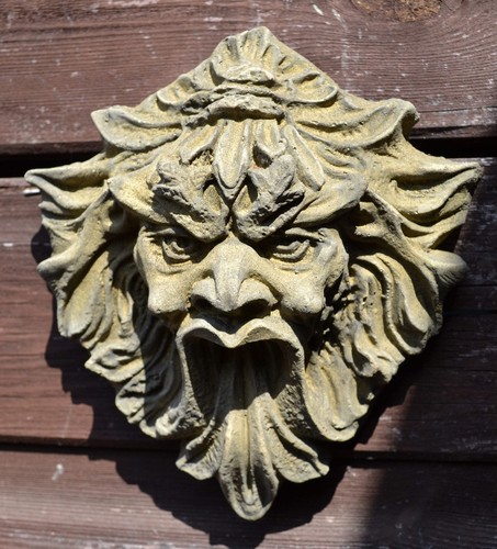 Green man wall - plaque, "demon"
