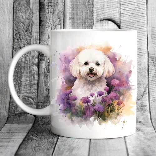 Bichon frise dog mug ideal - mug,