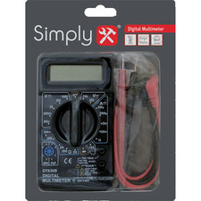 Digital Multimeter DC and AC Voltage Display Standard Electrical Multimeter
