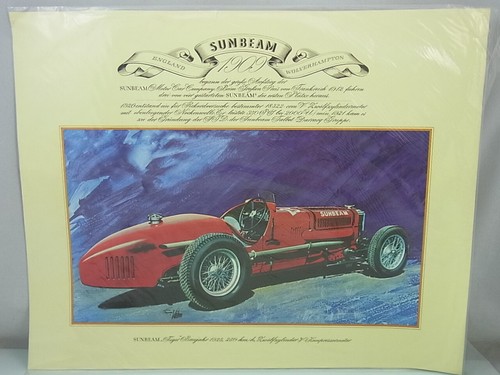 Car sunbeam tiger 1909 vintage - car,