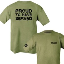 MILITARY VETERAN T-SHIRT MENS