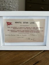 White Star Line Titanic 1st