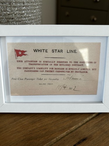 White star line titanic 1st - star,
