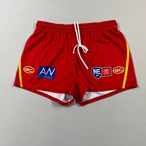 Gold coast suns footy shorts - gold,