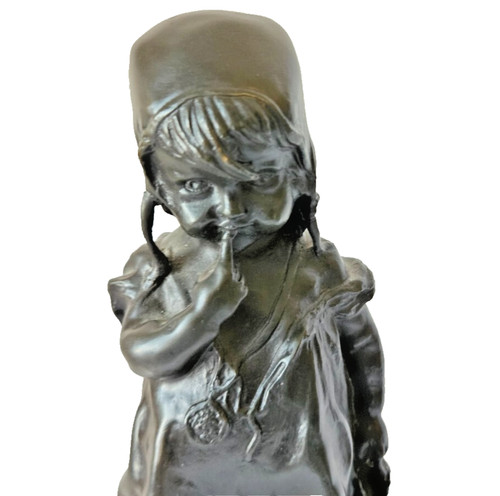 Bronze statue figurine - 12",