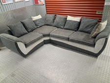 DESIGNER GREY CORNER SOFA -