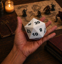 Oversized 75mm D20 Dice Large