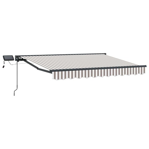 Manual awning frame - awning, leds