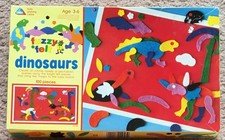 Fuzzy Felt Dinosaurs Age 3 - 6 Years VGC ELC / Allan Industries