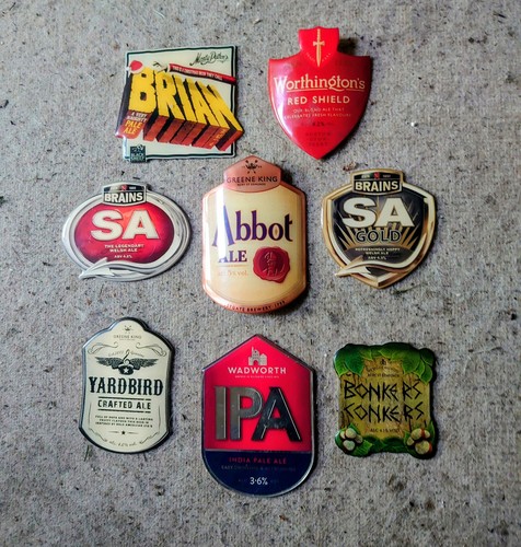 Joblot perspex beer - of,
