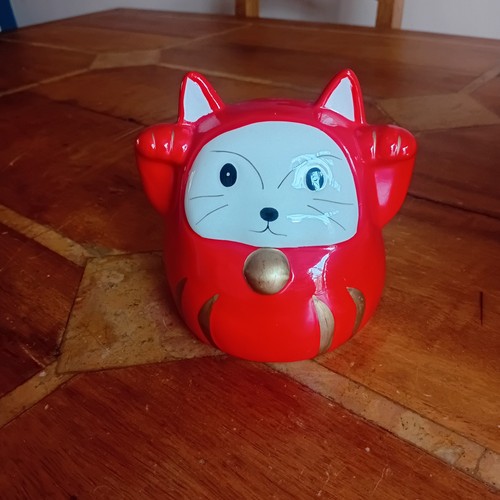 Maneki neko daruma - daruma, money