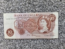 Bank england ten shillings - england,
