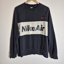 Nike Air L Black & White Logo Sweatshirt