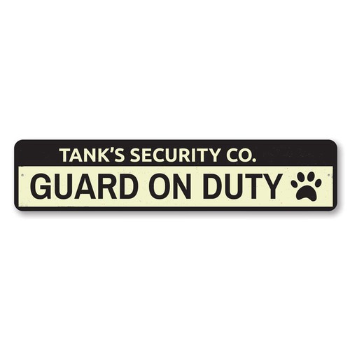 Personalized guard pet - guard, on