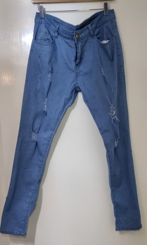 Men casual stretch - men, blue