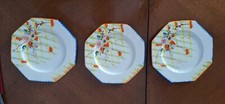 Coronet Ware Parrot & Co Hand Painted Art Deco Plate (SET OF THREE)