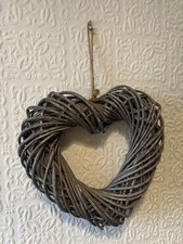 Large Wicker Hanging Heart