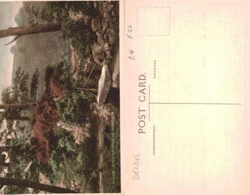 Vintage postcard ashover - vintage,