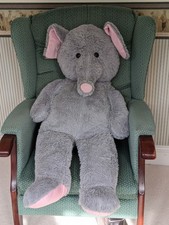 Animal Alley Elephant Soft Toy Toys R Us  Cuddly Teddy Stuffed Toy Plush 1 metre