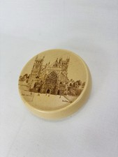 Vintage Honiton Pottery Paper Weight, Exeter Cathedral