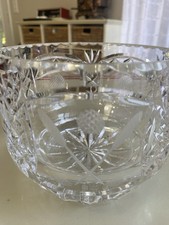 Heavy Cut Crystal Glass Golf