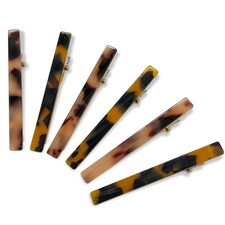 6Pcs Tortoiseshell & Beige