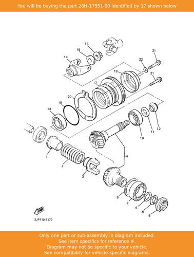 Yamaha housing bearing - housing,,