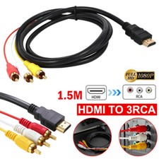 HDTV 1080P Component 3 RCA to