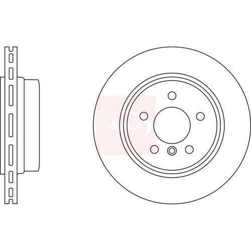 Brake discs vented for - 2x,