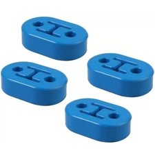 4x BLUE Polyurethane Exhaust Hanger Kit for FORD FIESTA ST 180 Mk7